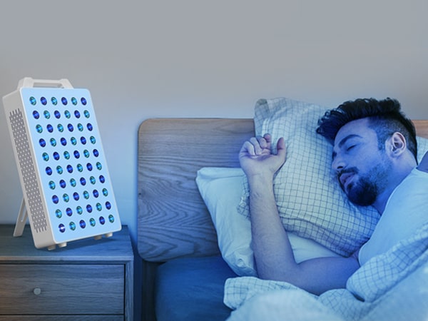 BONTANNY Blue/Yellow Light Therapy, 450/480/590nm 3 Wavelengths Remote Control