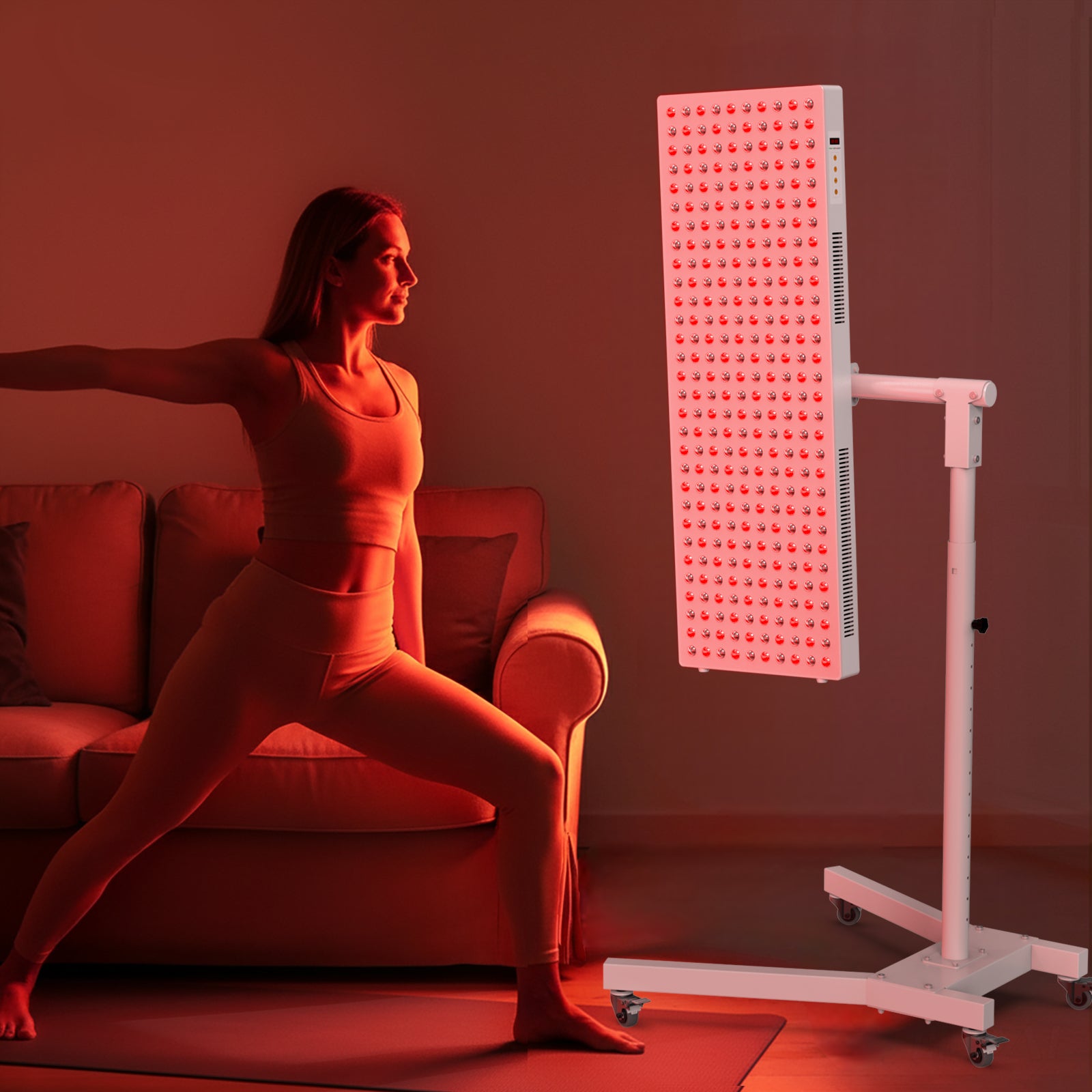 Bontanny Moving Pro -400WSeries Professional Red Light Therapy Device with Stand