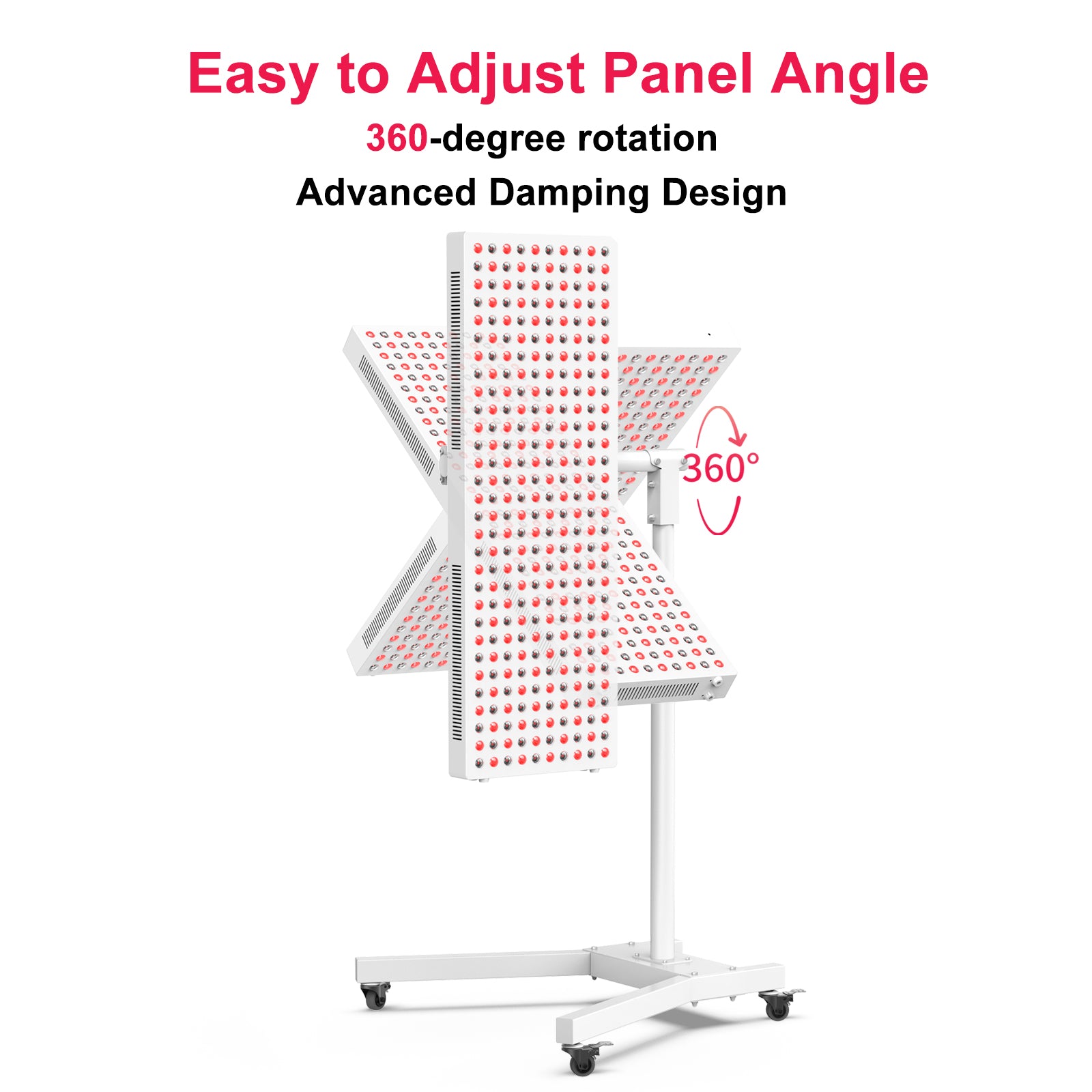 Bontanny Moving Pro -400WSeries Professional Red Light Therapy Device with Stand