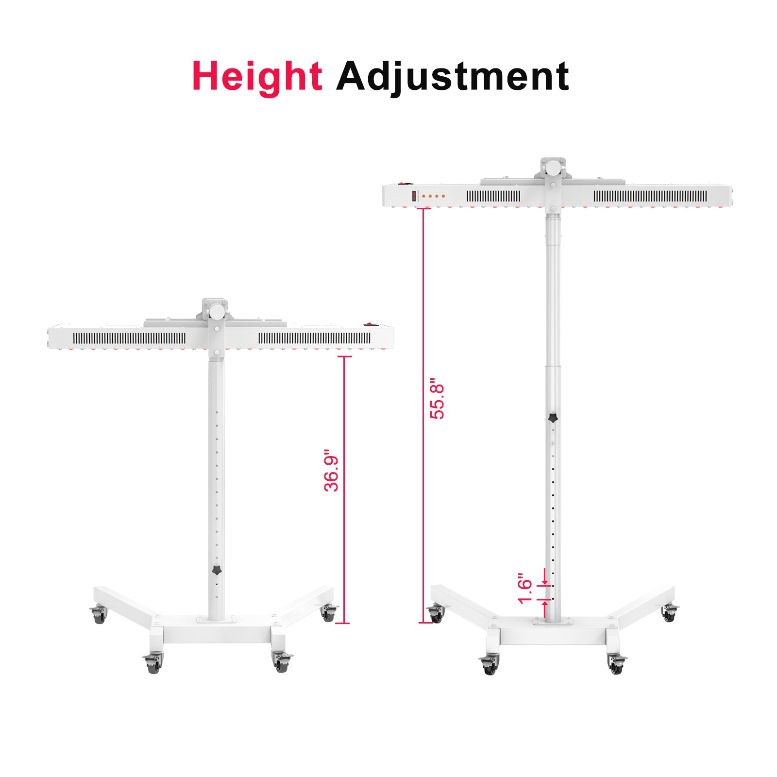 Bontanny Moving Pro -400WSeries Professional Red Light Therapy Device with Stand