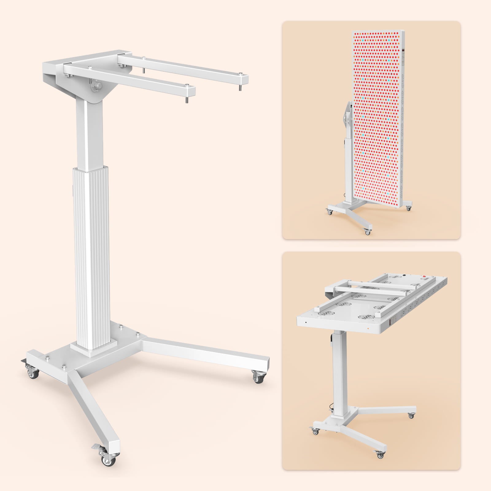 BONTANNY 1500W Medical-Grade Red Light Therapy Panel — 7-Wavelength LED Panel (480/630/660/810/830/850/1060nm) – Red/NIR/Blue Therapy with Stand