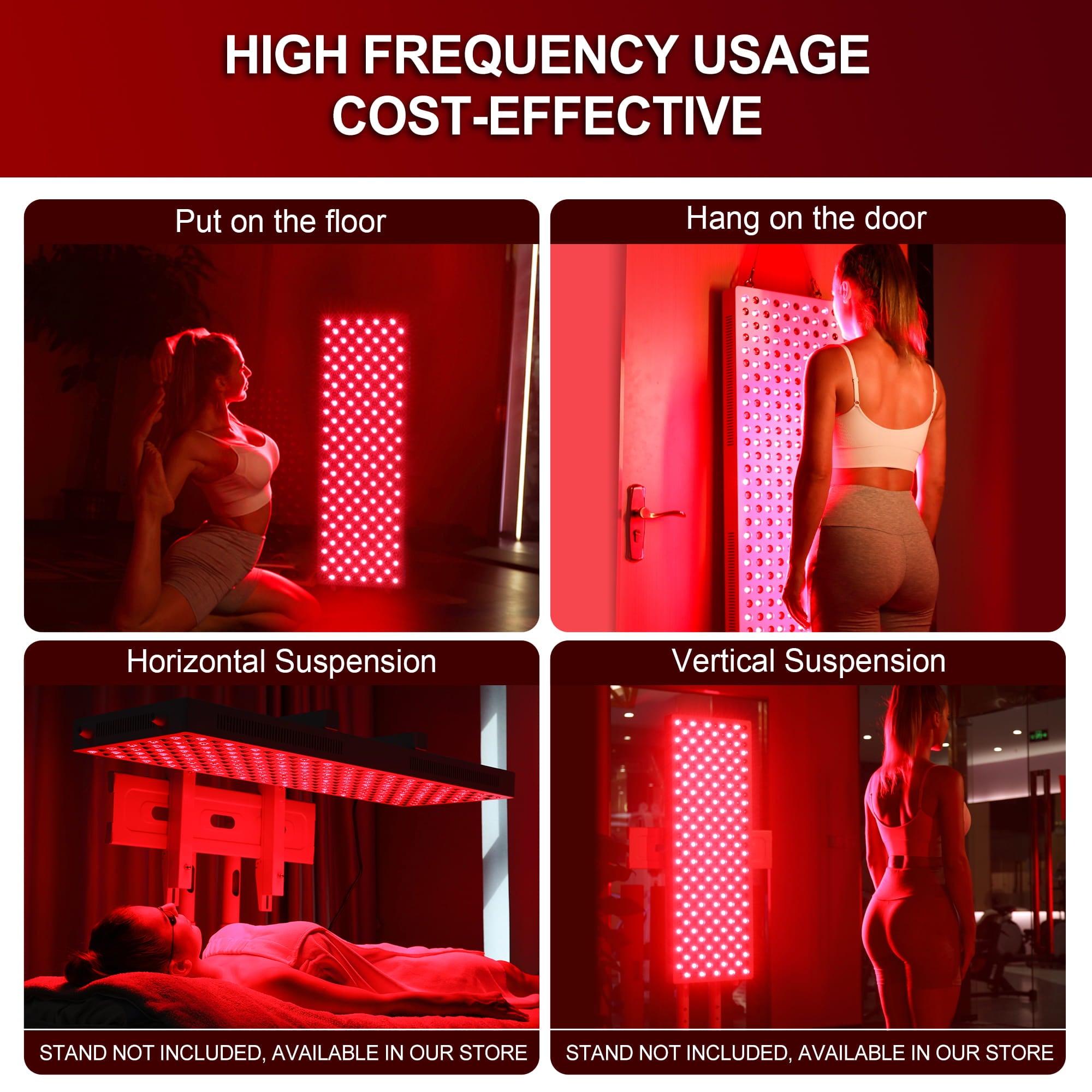Bontanny Red Light Therapy Device - Professional Treatment (Stand Not Included)
