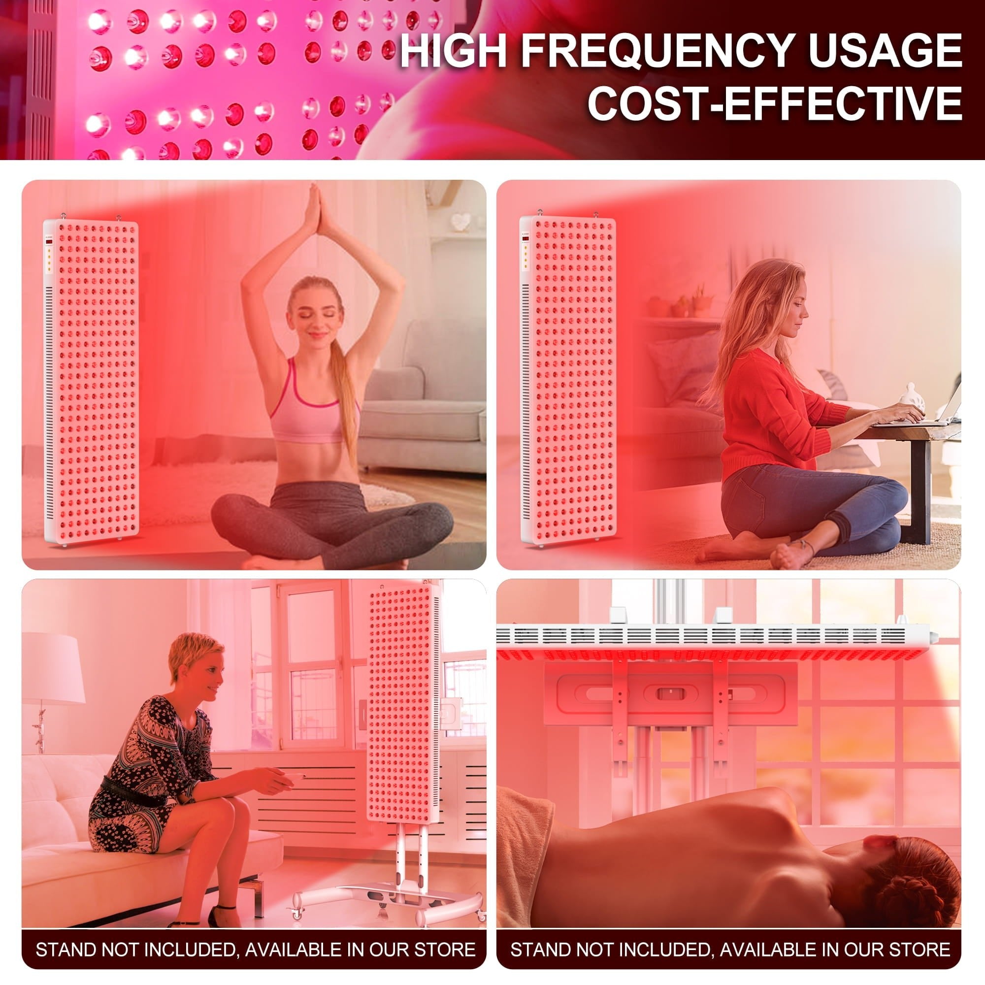 Bontanny Red Light Therapy Device - Professional Treatment (Stand Not Included)