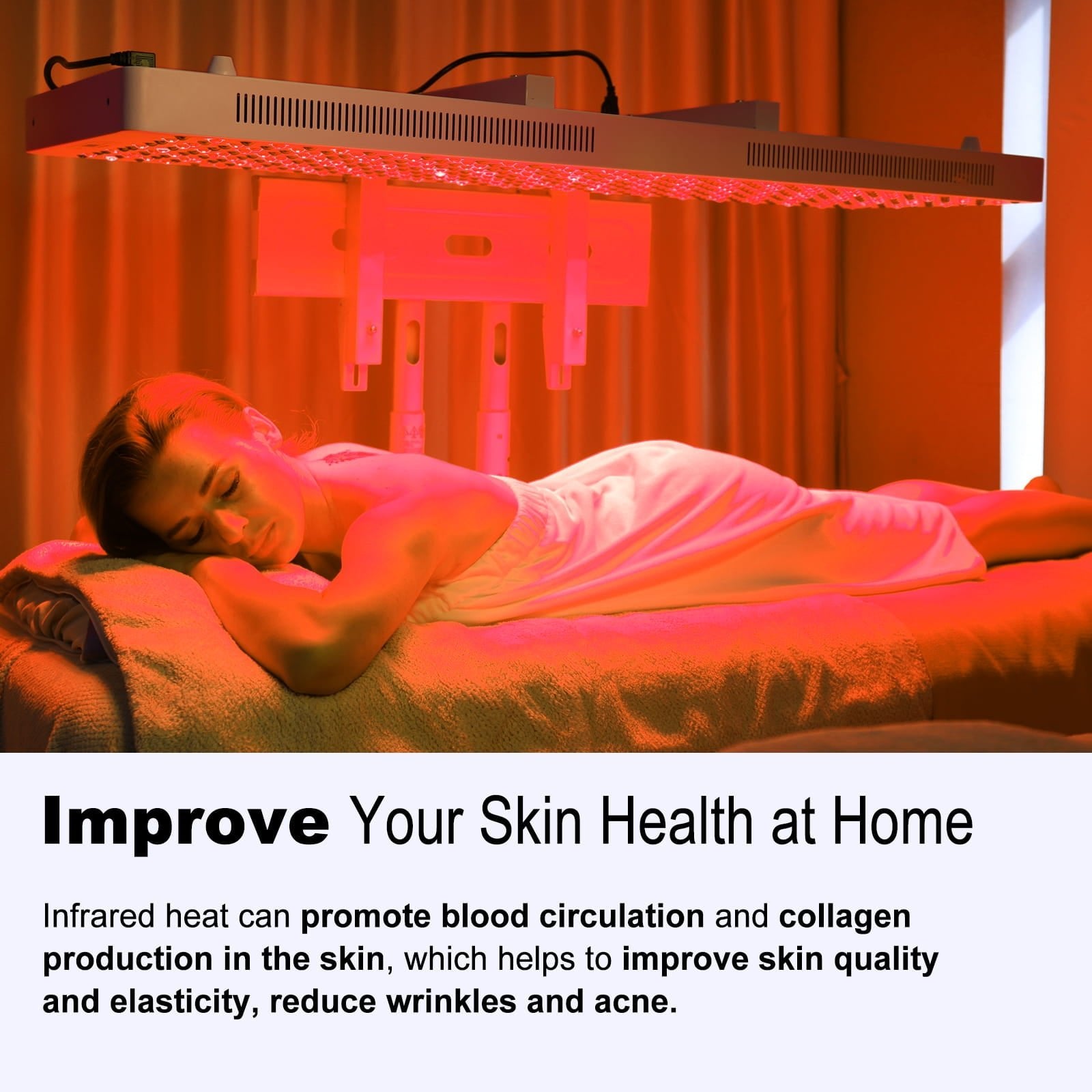 Bontanny Red Light Therapy Device with Stand - Moving Pro Series Professional Edition
