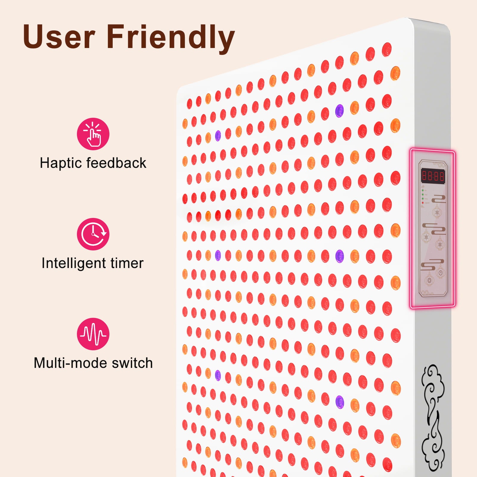 BONTANNY 1500W 7-Band Light Therapy Panel | 480nm Blue Light + 630-1060nm Red/Near-Infrared LED Device | Enjoy full-body healing and rejuvenation at home.【Delivery in 30-35 days】