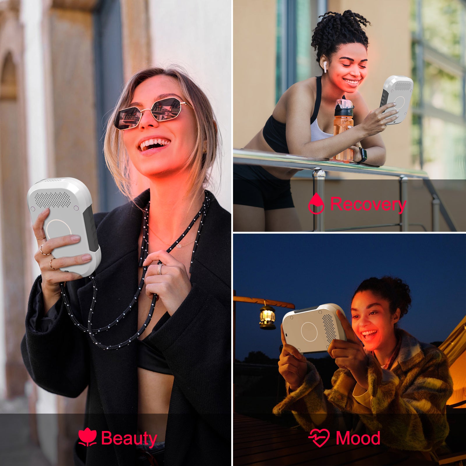 Bontanny Portable Red Light Therapy- BO-60/3 Wavelengths(660/850/1060nm)