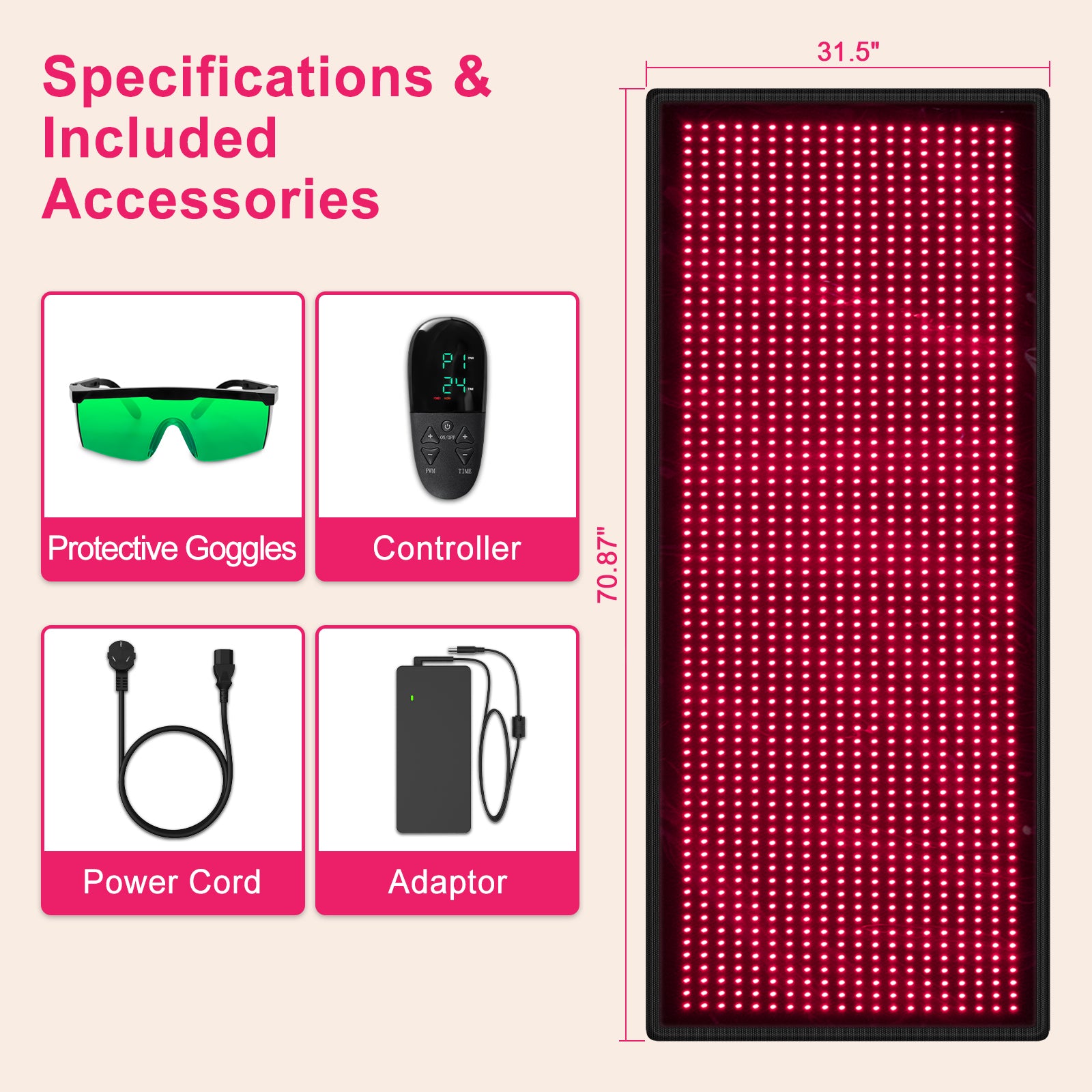 Bontanny Red Light Therapy Mat