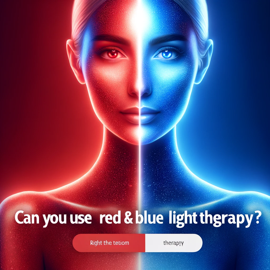 Can You Use Red and Blue Light Therapy Together?