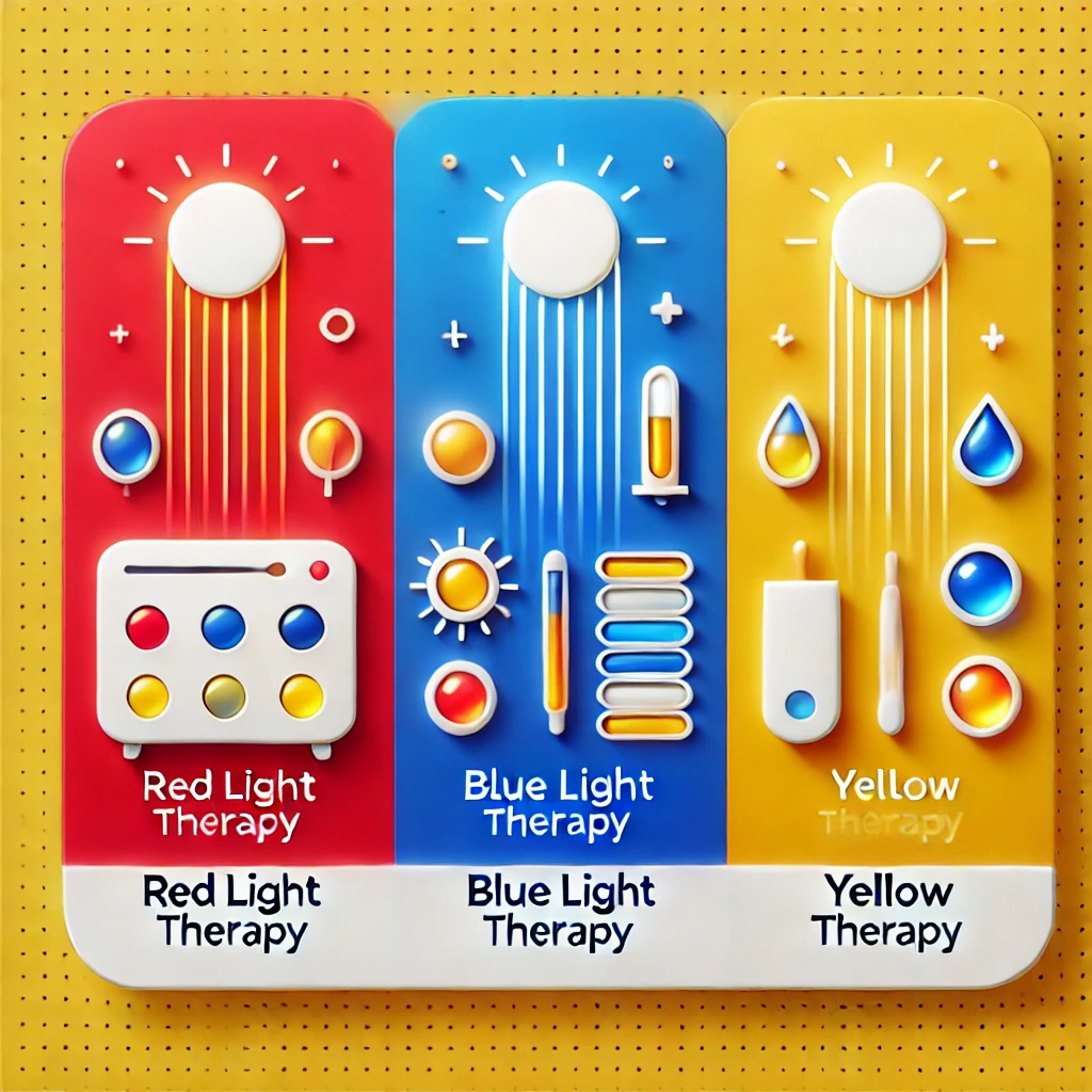 What Color Light Therapy is Best? Red Light vs Blue Light vs Yellow Light