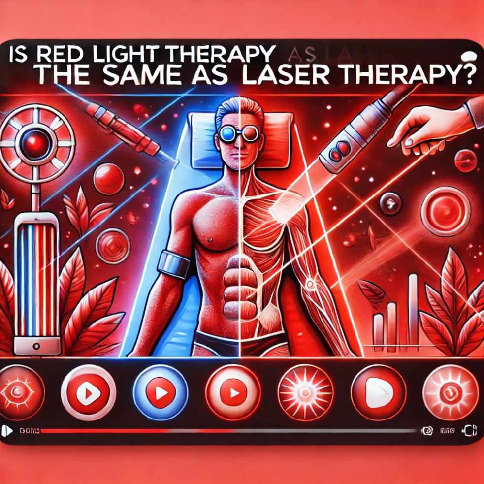 Is Red Light Therapy the Same as Laser Therapy?