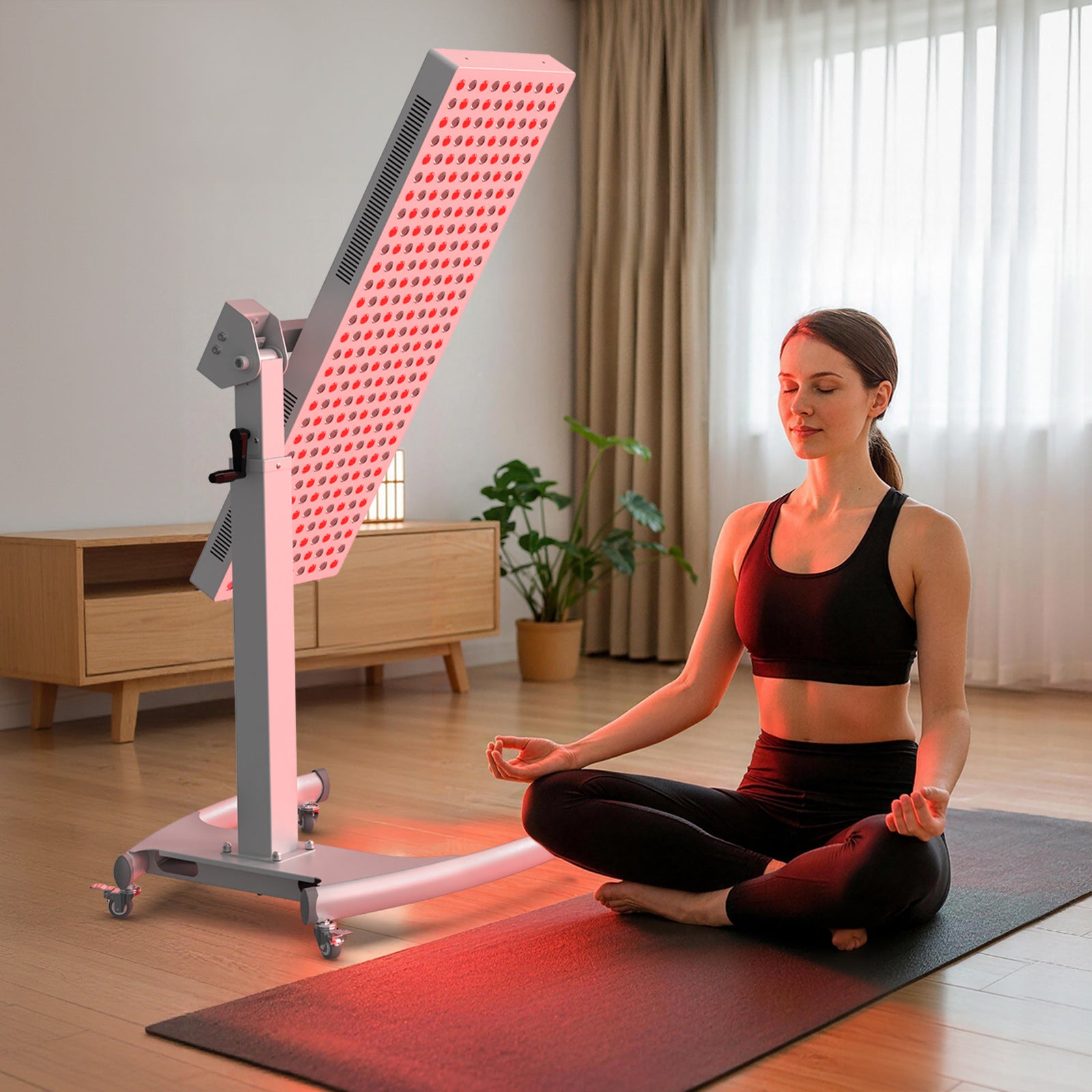 Bontanny Pro Red Light Therapy Device with Stand - Mobile Professional Series (Adjustable 180° )