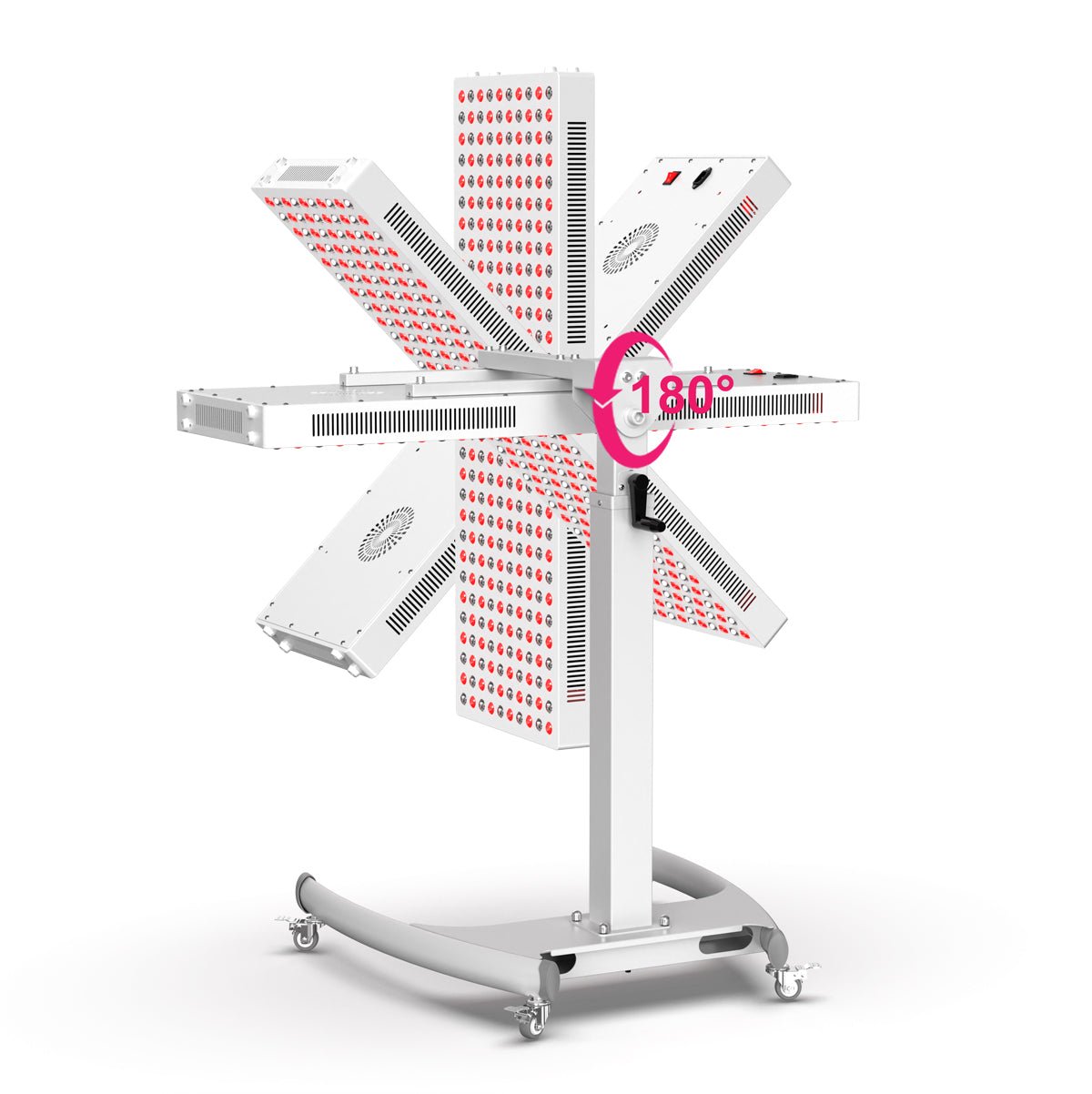 BONTANNY Hand-cranked Stand for Red Light Therapy Panel | 180° Adjustable
