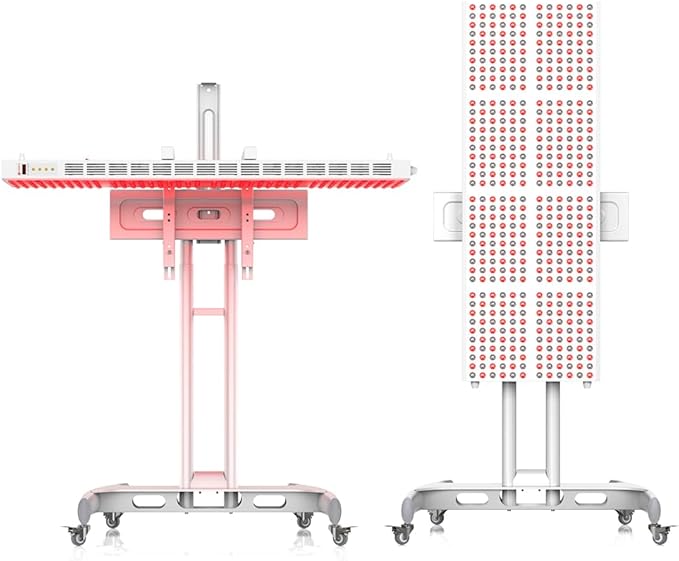 Red Light Therapy Stand for BONTANNY Full-Body Panel (White)