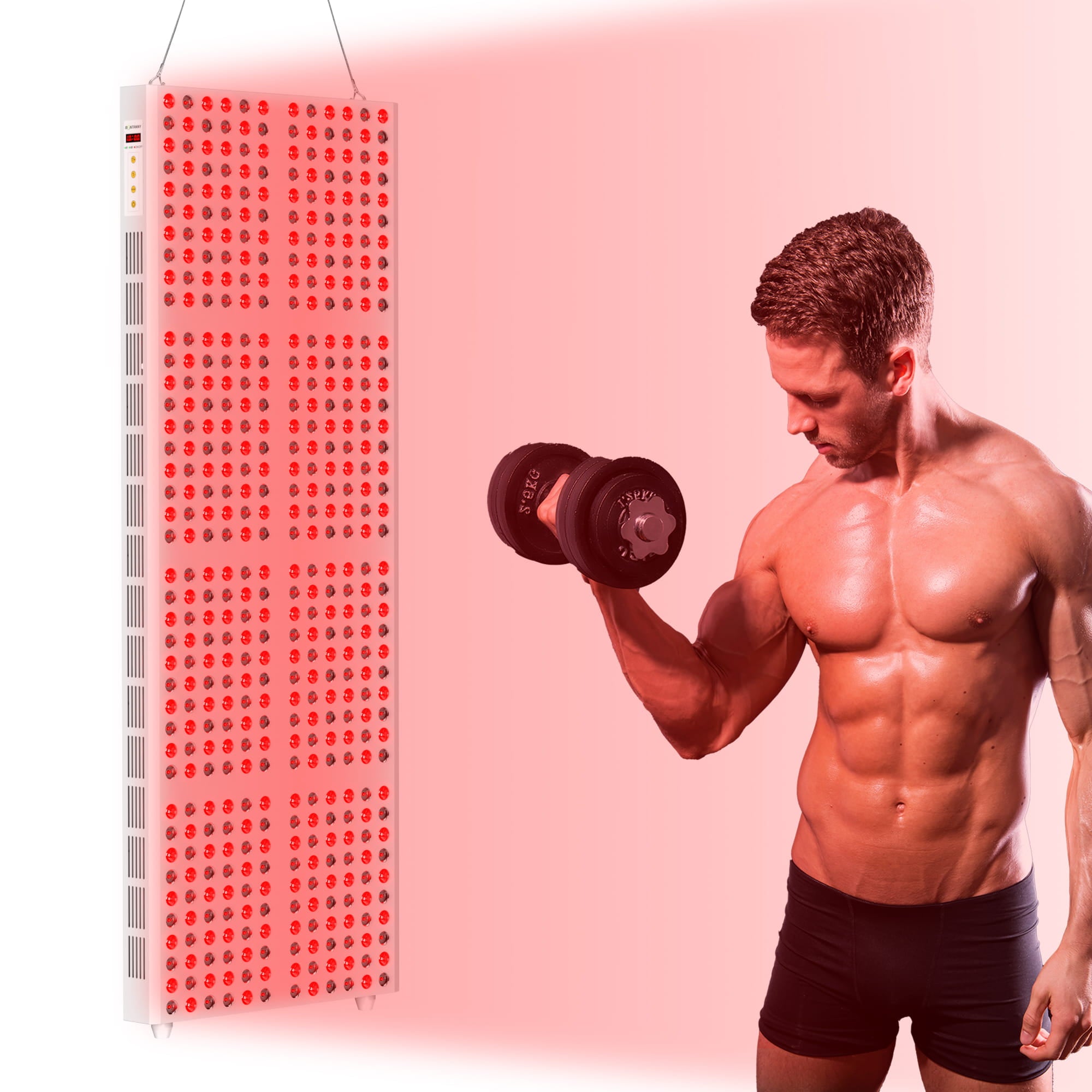 BONTANNY BL-1500 /BL-2160/BL-2400High Power Red Light Therapy Panel | 660/850nm Full Body Device for Daily Wellness（Upgraded stand）