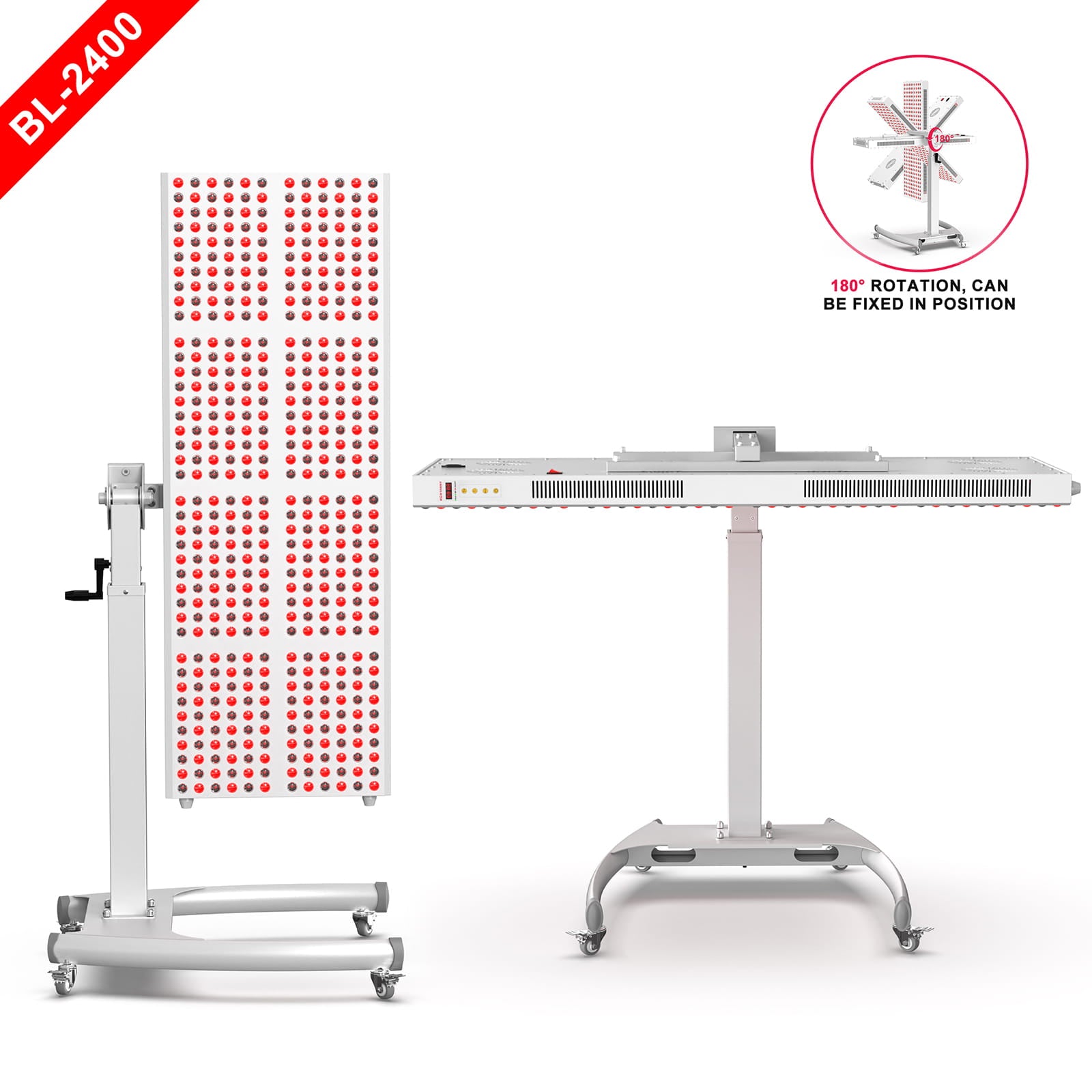 BONTANNY BL-1500 /BL-2160/BL-2400High Power Red Light Therapy Panel | 660/850nm Full Body Device for Daily Wellness（Upgraded stand）