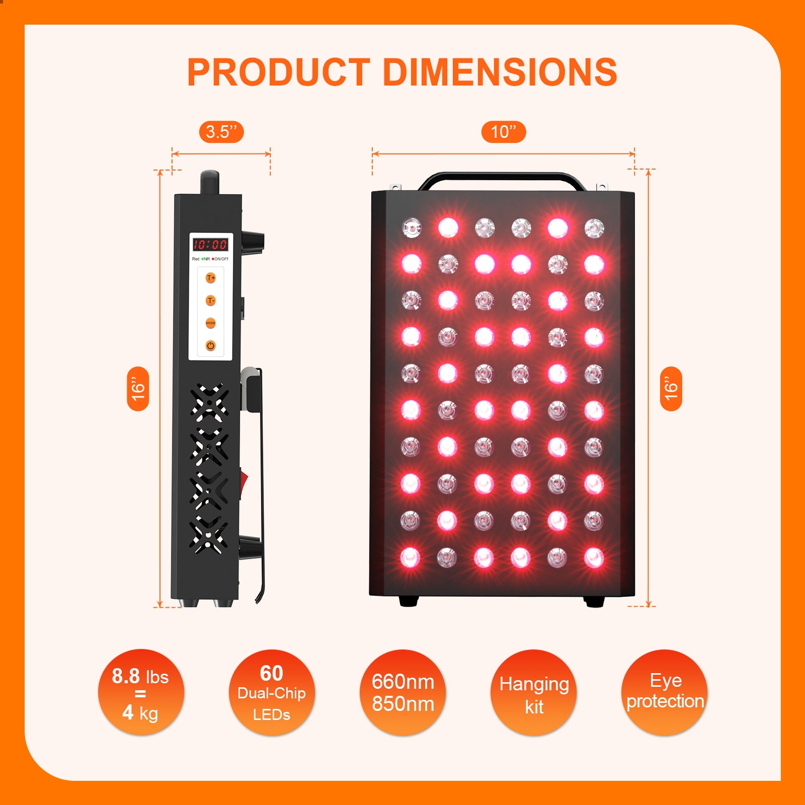 Bontanny Portable Series Red Light Therapy Device